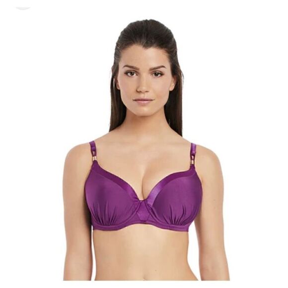 Fantasie Rio Bueno Underwire Moulded Gathered Bikini Top 30H - Picture 1 of 5